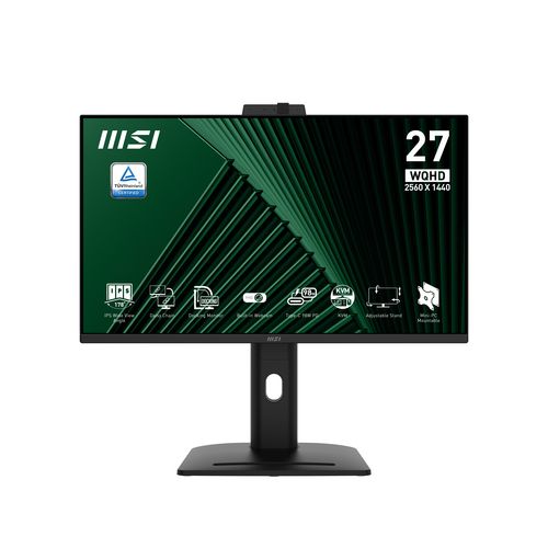 MSI Pro MP275QPDG, 68,6 cm (27ʺ), 2560 x 1440 Pixel, Wide Quad HD, LCD, 4 ms, N…