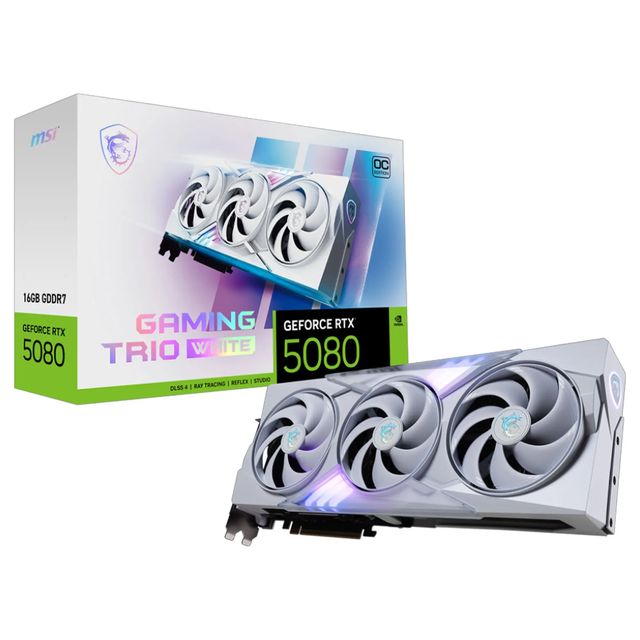 MSI RTX 5080 16G GAMING TRIO OC WHITE