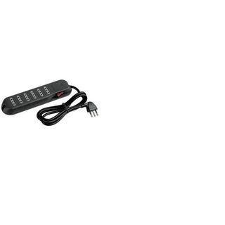 MULTIPRESA SLIM6 - 6 PRESE 10A CON CAVO - SPINA 10A - INTERRUTTORE LUMINOSO - A…