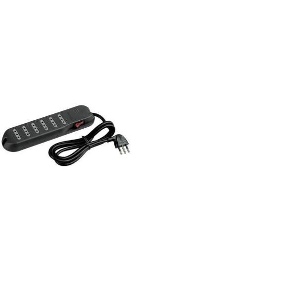 MULTIPRESA SLIM6 - 6 PRESE 10A CON CAVO - SPINA 10A - INTERRUTTORE LUMINOSO - A…