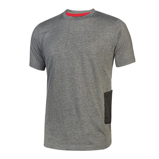 Magliette a maniche corte Road - taglia L - grigio scuro - U-Power - conf. 3 pe…