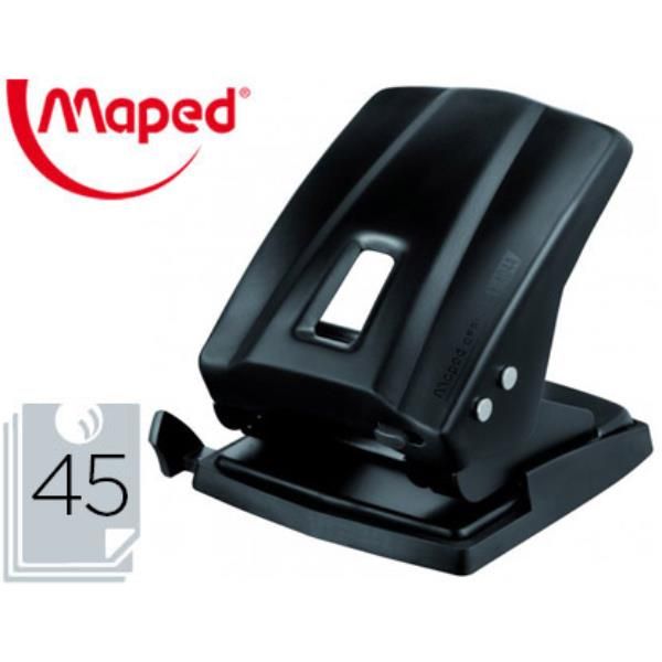 Maped Essentials E4044 - Perforatore - 45 fogli - metallo - nero