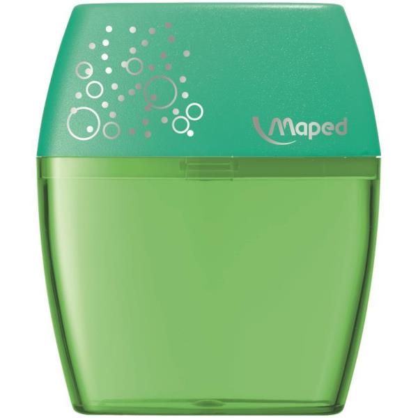 Maped Shaker - Temperino con contenitore - 2 fori - disponibile in colori assor…