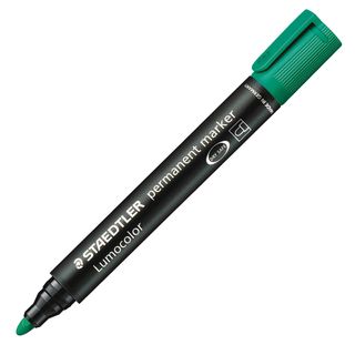 Marcatore Lumocolor Permanent 352 - punta tonda - tratto 2 mm - verde - Staedtl…