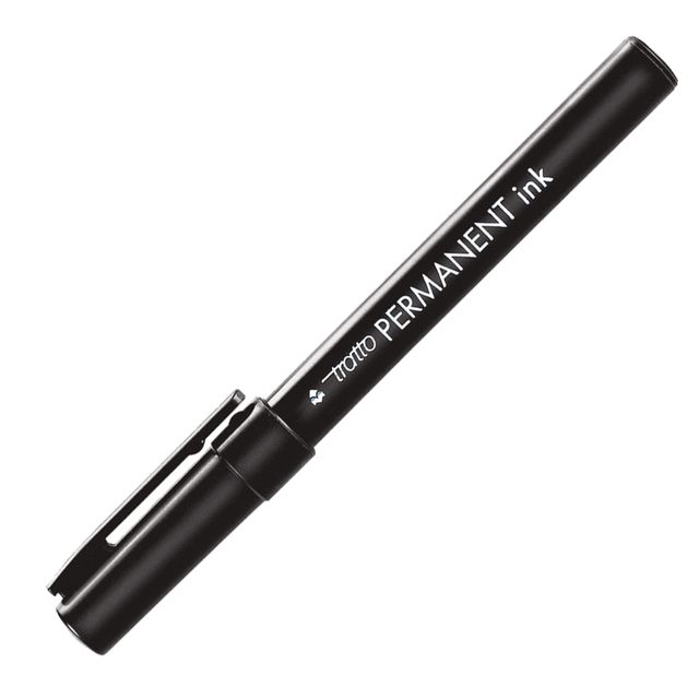 Marcatore Tratto Permanent Ink - punta tonda 2,00mm - nero - Tratto - conf. 12 …