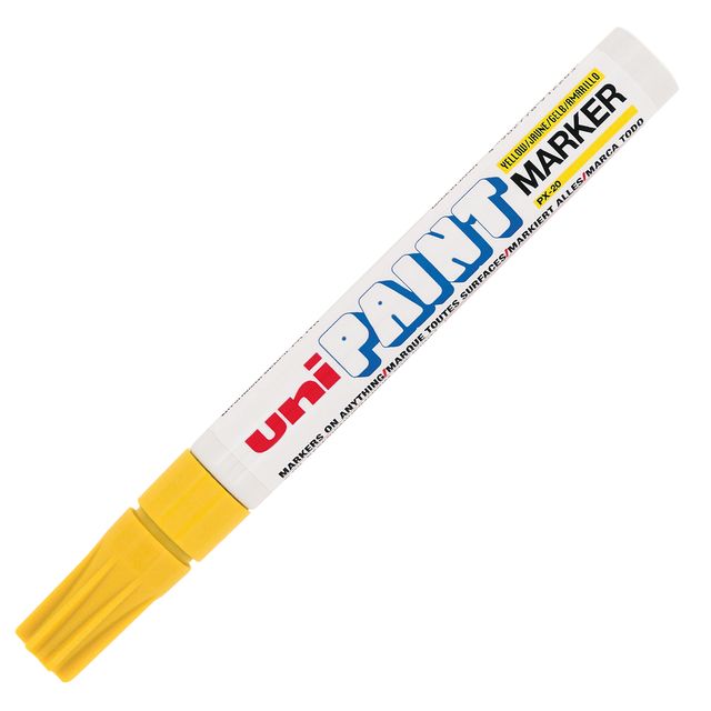 Marcatore Uni Paint PX20 - punta 2,8mm - giallo - Uni Mitsubishi