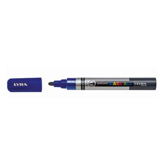 Marcatore a base d'acqua Graduate Mark All - punta tonda 2mm - blu - Lyra