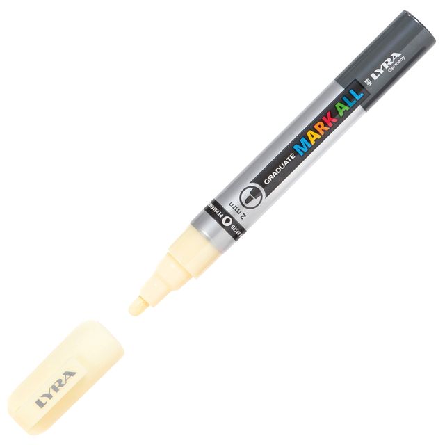 Marcatore a base d'acqua Graduate Mark All - punta tonda 2mm - giallo chiaro - …