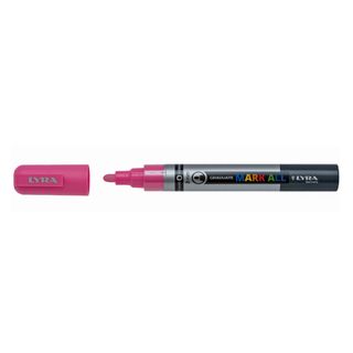 Marcatore a base d'acqua Graduate Mark All - punta tonda 2mm - rosa - Lyra