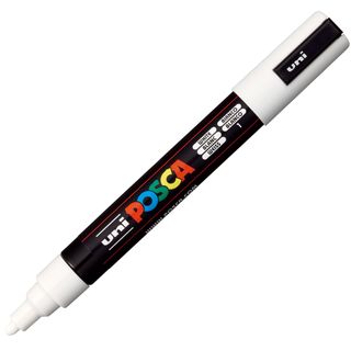 Marcatore a base d'acqua Uni Posca PC5M - punta tonda media da 1,8mm a 2,5mm - …