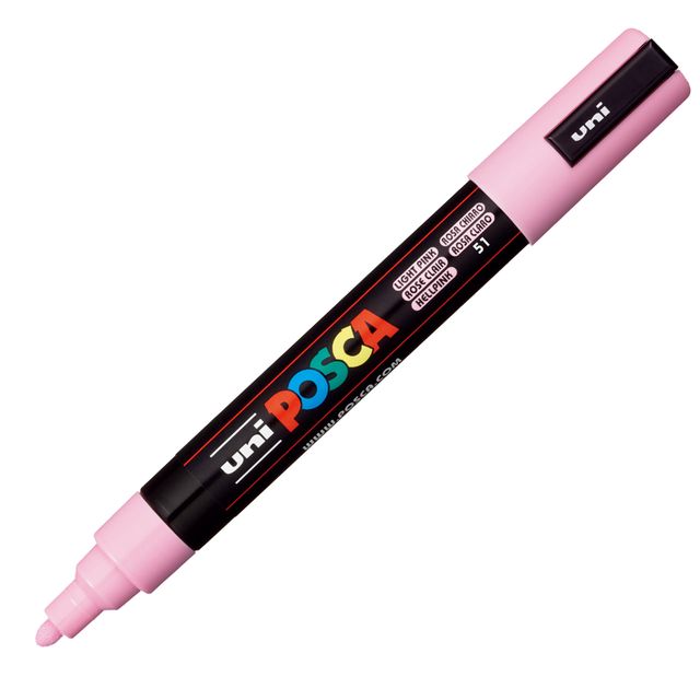 Marcatore a base d'acqua Uni Posca PC5M - punta tonda media da 1,8mm a 2,5mm - …