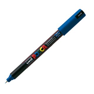 Marcatore a base d'acqua Uni Posca Pen PC1M - punta extra fine 0,7mm - blu - Un…