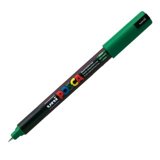 Marcatore a base d'acqua Uni Posca Pen PC1M - punta extra fine 0,7mm - verde - …