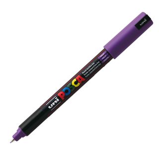 Marcatore a base d'acqua Uni Posca Pen PC1M - punta extra fine 0,7mm - viola - …