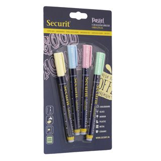 Marcatore a gesso liquido - punta fine da 1,00 - 2,00 mm - colori assortiti pas…