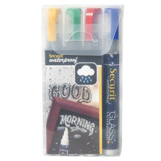 Marcatore a gesso liquido waterproof - punta da 2,00 - 6,00 mm - colori assorti…