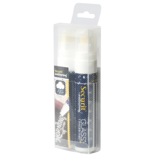 Marcatore a gesso liquido waterproof - punta fine 7,00 - 15,00 mm - bianco - Se…