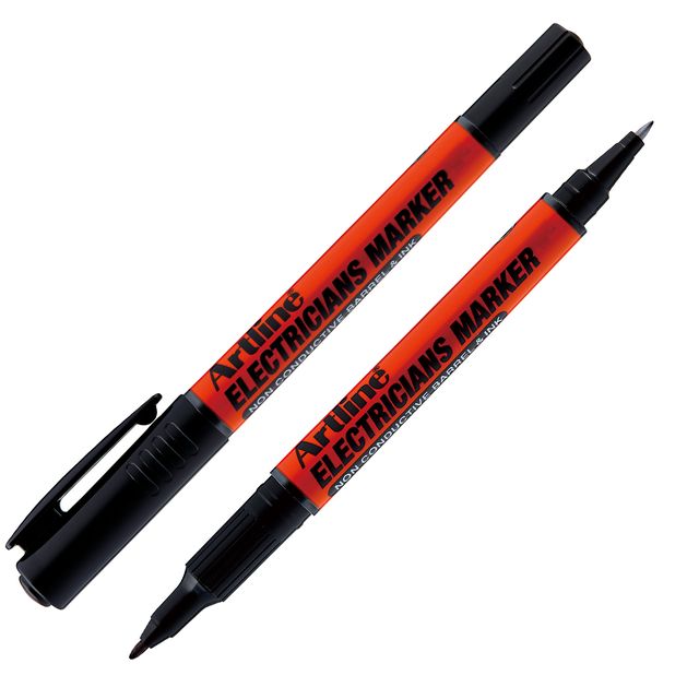 Marcatore permanente - per elettricisti - a doppia punta 0,4-1,0 mm - nero - Ar…