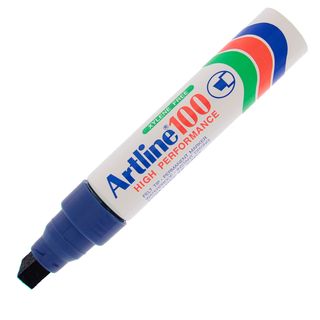 Marcatore permanente A 100 - punta scalpello jumbo - 7,50 - 12,00 mm - blu - Ar…