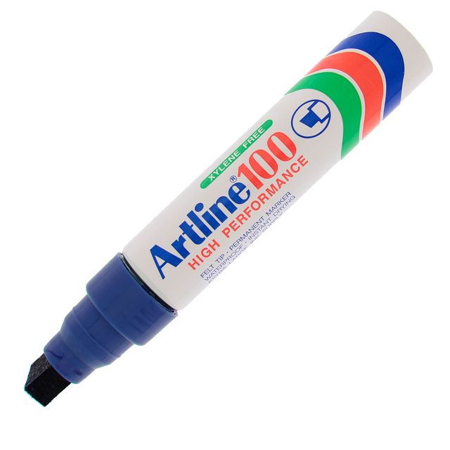 Marcatore permanente A 100 - punta scalpello jumbo - 7,50 - 12,00 mm - blu - Ar…