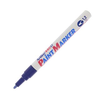Marcatore permanente A 440 - a vernice - punta tonda fine - 1,2 mm - blu - Artl…