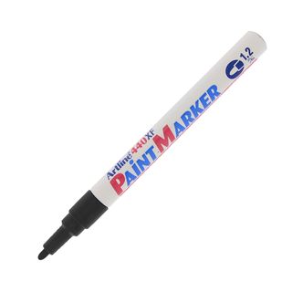 Marcatore permanente A 440 - a vernice - punta tonda fine - 1,2 mm - nero - Art…