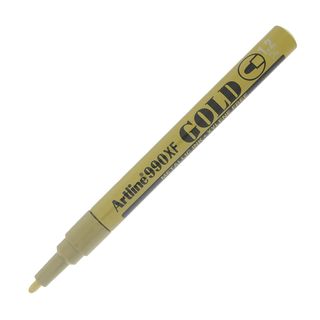 Marcatore permanente A 990 - a vernice - punta tonda fine - 1,2 mm - oro - Artl…