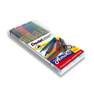Marcatore permanente N850 - punta tonda - astuccio 4 colori assortiti - linea A…