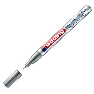 Marcatore permanente a vernice 780 - punta tonda extra fine - 0,8 mm - argento …