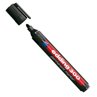 Marcatore permanente edding 300 punta tonda 1,5-3 mm nero E-300 001