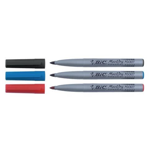 Marcatori permanente Marking a base d'alcool - punta pocket tonda 1,10mm - blu …