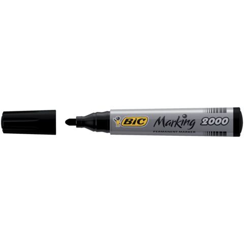 Marcatori permanente Marking a base d'alcool - punta tonda 1,70mm - nero - Bic …