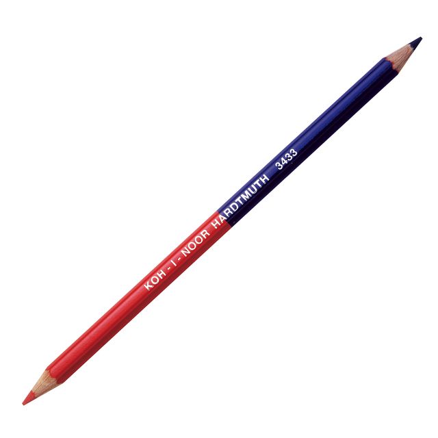 Matita bicolore sottile - rosso/blu - Koh.I.Noor - conf. 12 pezzi