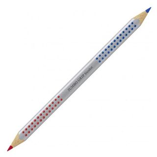 Matita bicolore triangolare Jumbo Grip 1109-10 - rosso/blu - Faber-Castell