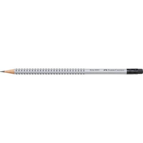 Matita di grafite Grip 2001 - gradazione HB - triangolare - con gommino - Faber…