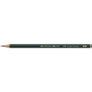 Matita in grafite Castell 9000 - gradazione 2H - esagonale - Faber-Castell
