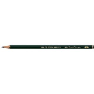 Matita in grafite Castell 9000 - gradazione 3B - esagonale - Faber-Castell