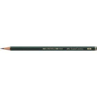 Matita in grafite Castell 9000 - gradazione 3H - esagonale - Faber-Castell