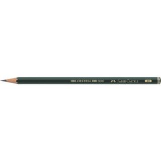 Matita in grafite Castell 9000 - gradazione 4H - esagonale - Faber-Castell