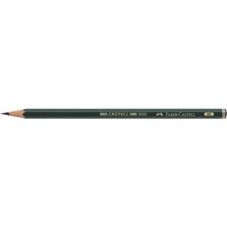 Matita in grafite Castell 9000 - gradazione 6B - esagonale - Faber-Castell