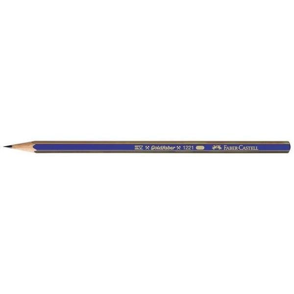 Matita in grafite Goldfaber 1221 - esagonale - gradazione H - Faber-Castell