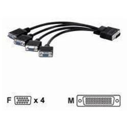 Matrox - Cavo dello schermo - LFH 60 pin (M) a HD-15 (VGA) (F) - per P/N: M9120…