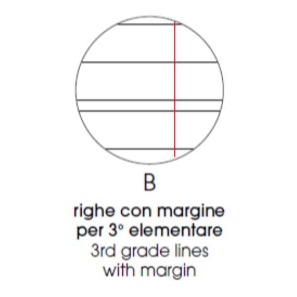 Maxiquaderno Animal fantasia - A4 - rigo di 3a - 40+2 fogli - 80gr - BM