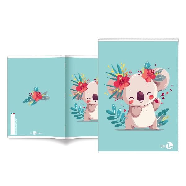 Maxiquaderno Bambina fantasia - A4 - rigo di 1a - 40+2 fogli - 80gr - BM