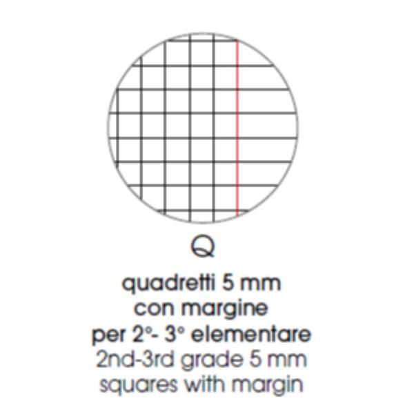 Maxiquaderno Bambino fantasia - A4 - 5mm c/margine - 40+2 fogli - 80gr - BM