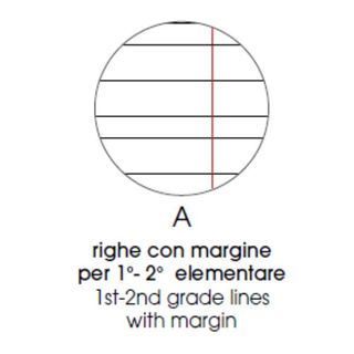 Maxiquaderno Bambino fantasia - A4 - rigo di 1a - 40+2 fogli - 80gr - BM