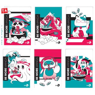 Maxiquaderno Be More Manga - A4 - 5mm - alta fogliazione - 48+2 fogli - 100 gr …
