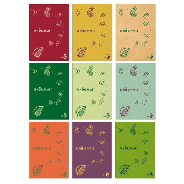 Maxiquaderno Be More Planet - A4 - 5 mm c/margine - 38 fogli - 80gr - BM