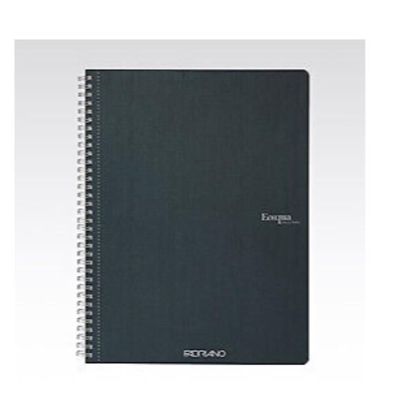 Maxiquaderno Ecoqua original - A4 - 90 gr - 5 mm - 70 fogli - verde scuro - spi…