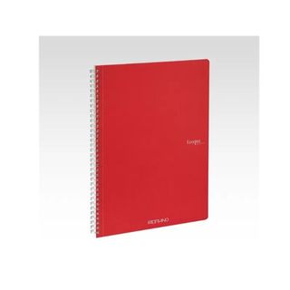 Maxiquaderno Ecoqua original - A4 - 90gr - 1 rigo - 70 fogli - lampone - spiral…